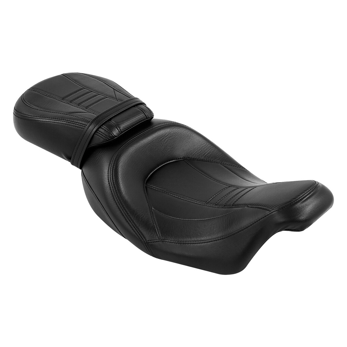 Low-Profile Driver + Passenger Seat Fit For Harley Touring Road Glide 2009-2023