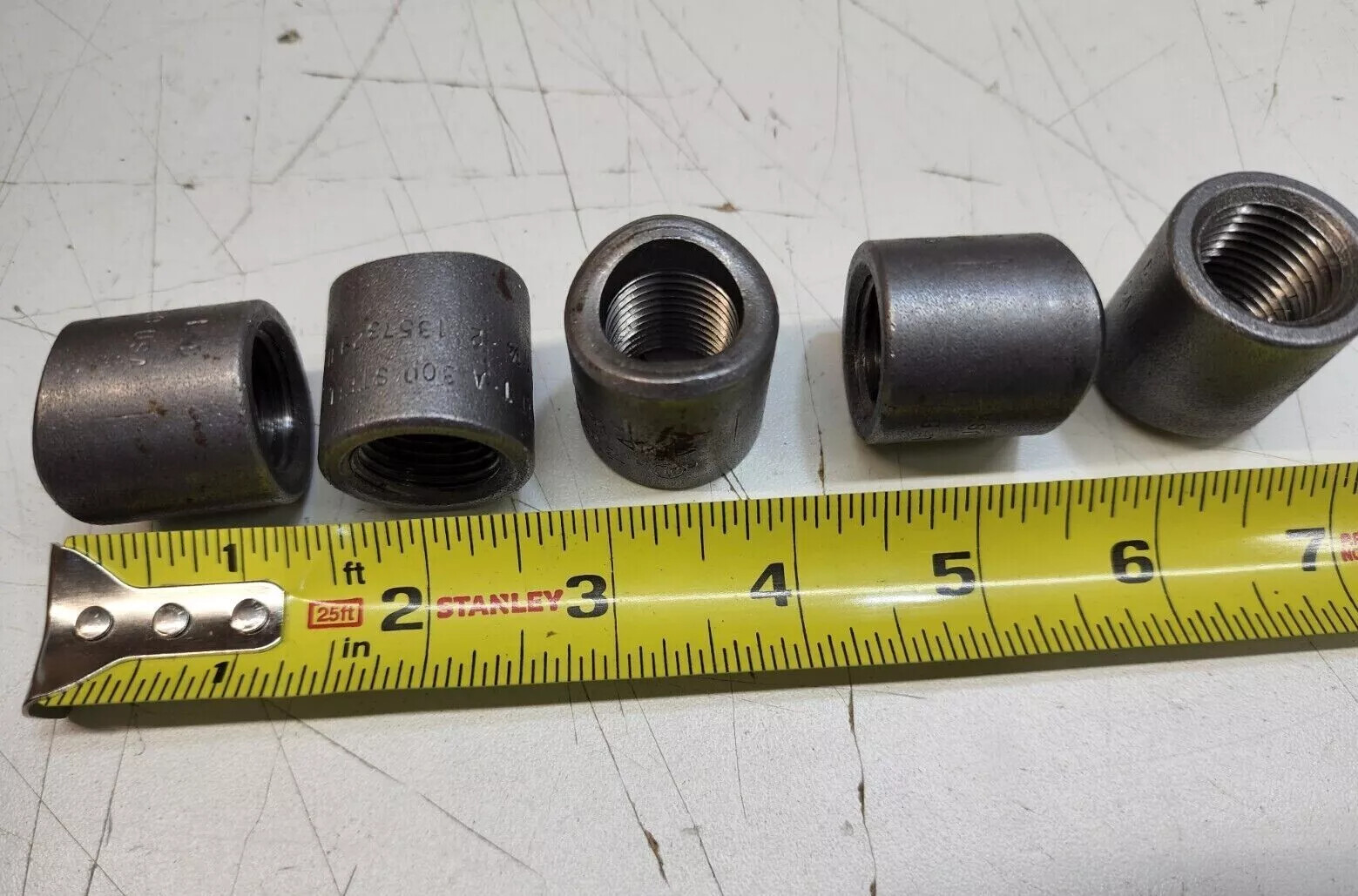 5) Various Size of & Runs of Threadolets #300 Female Threaded NPT x Weld Steel