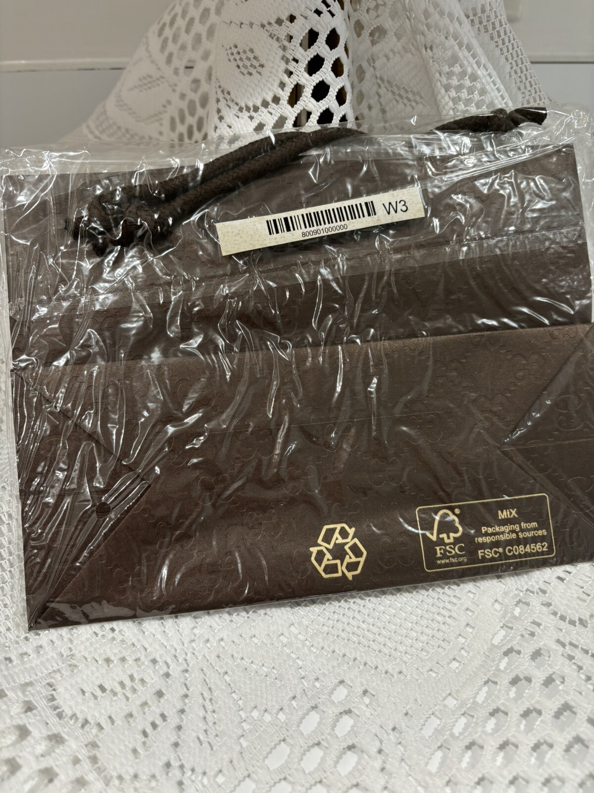 GUCCI Firenze 1921 Paper Bag Shopping Gift Brand NEW Wrapped 9” X 6.5 X 3.5”