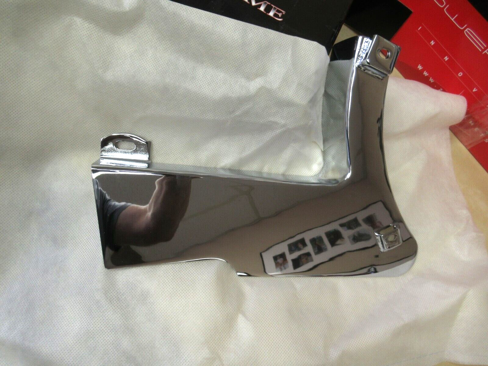 ROADKROME CHROME STEEL LOWER BELT GUARD - YAMAHA ROADSTAR 1600 + 1700 1999-2014