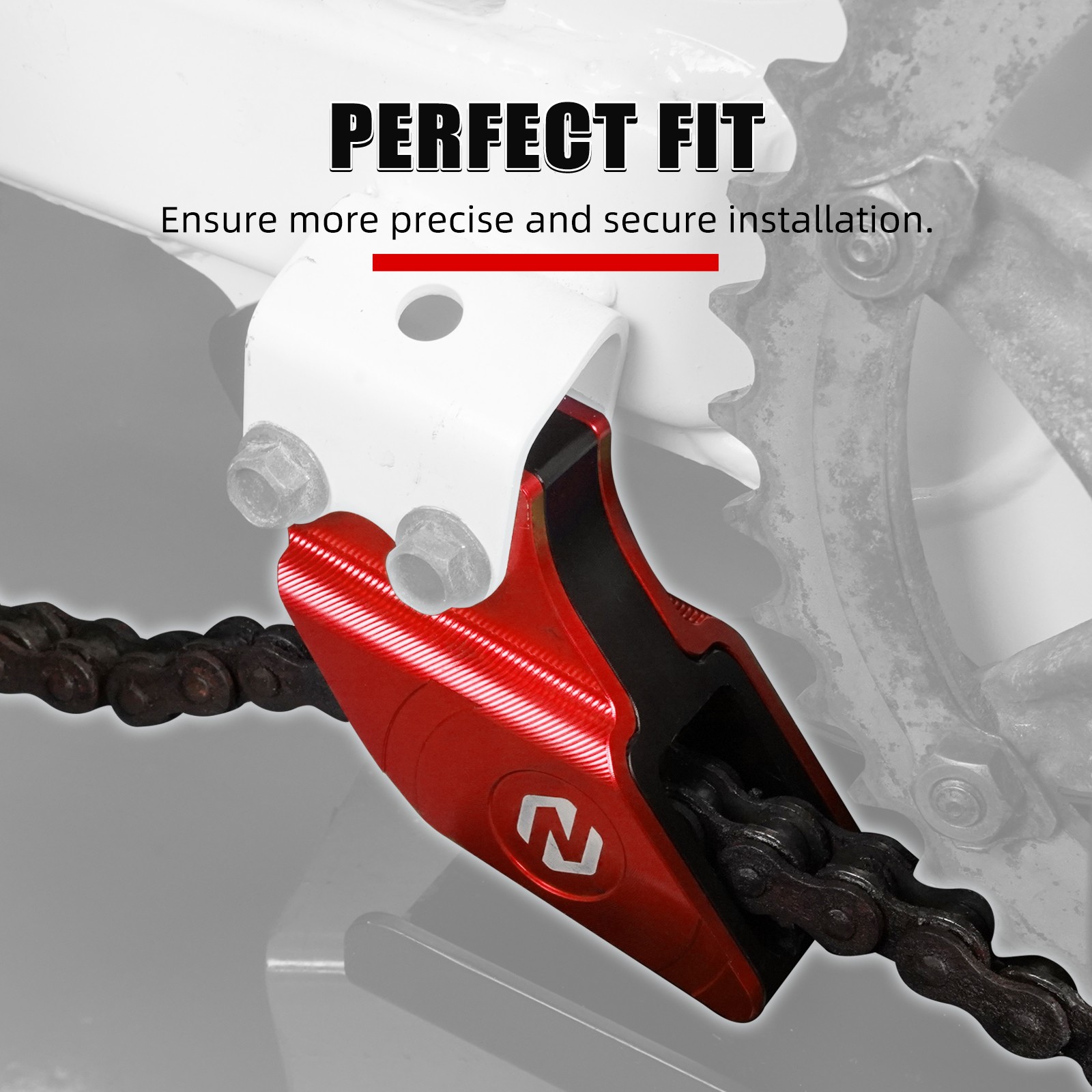 For Yamaha Blaster 200 YFS200 Rear Chain Guide Support Silder NICECNC 1988-2006