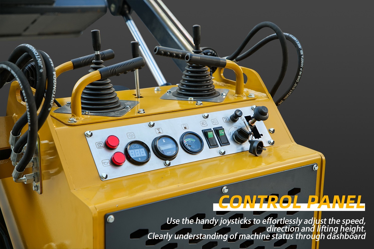 2025 Mini Skid Steer 23HP B&S Loader 3.5mph Speed For Farm EPA Petrol Engine