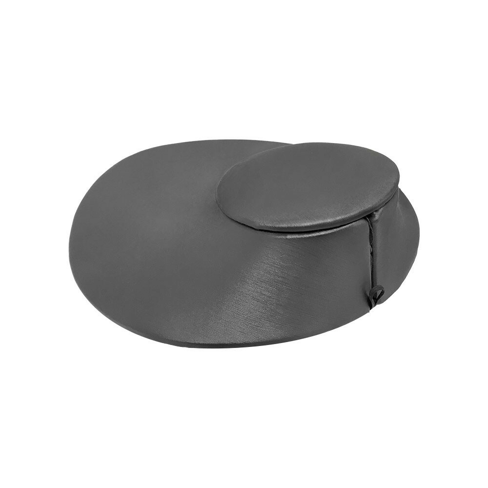 8-1/2"L x 7"W Slate Gray Leatherette Necklace Pendant Chain Link Jewelry Display