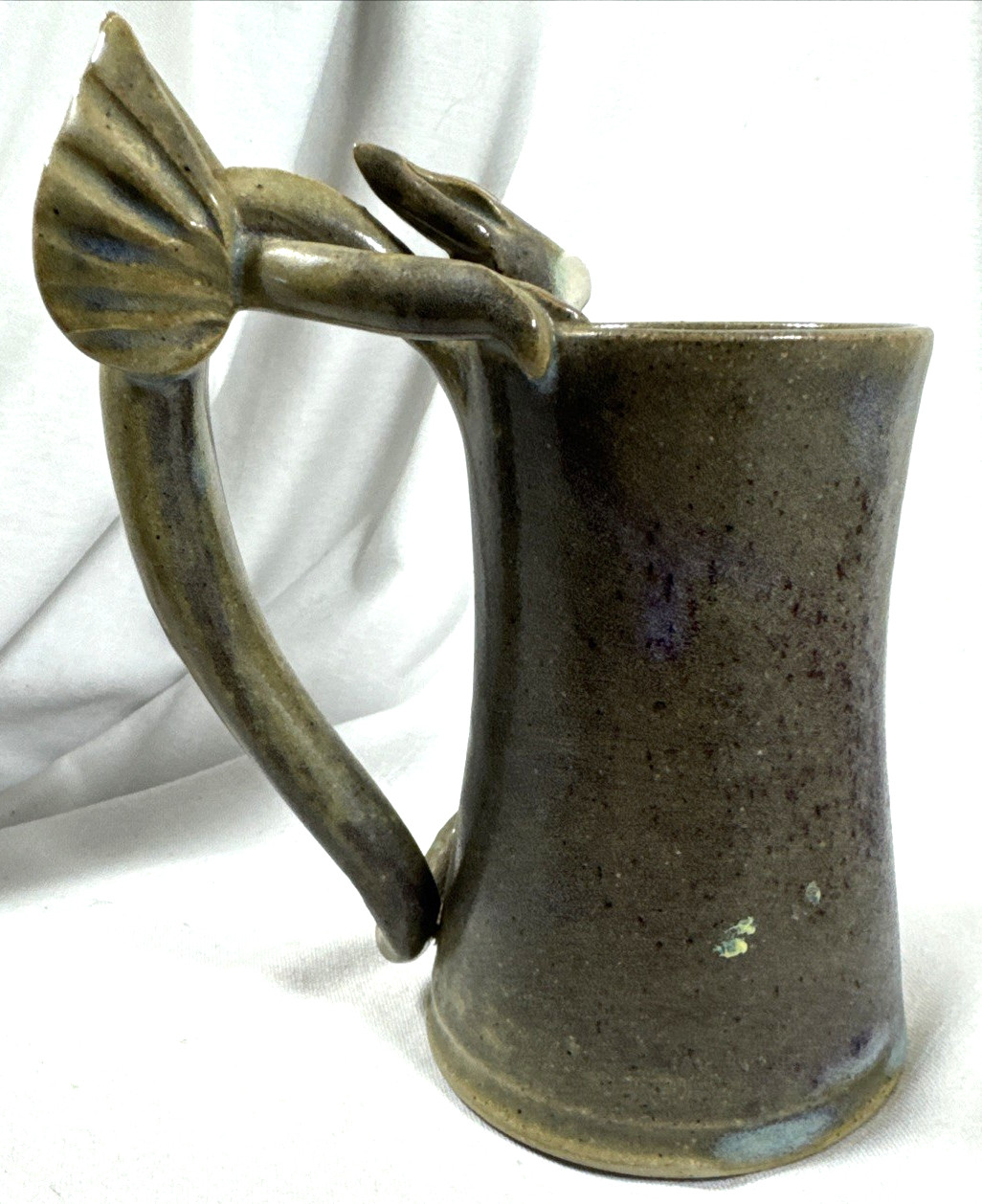 VTG HOGENSON 1996 DRAGON HANDLE MUG RENAISSANCE FESTIVAL HANDCRAFTED POTTERY