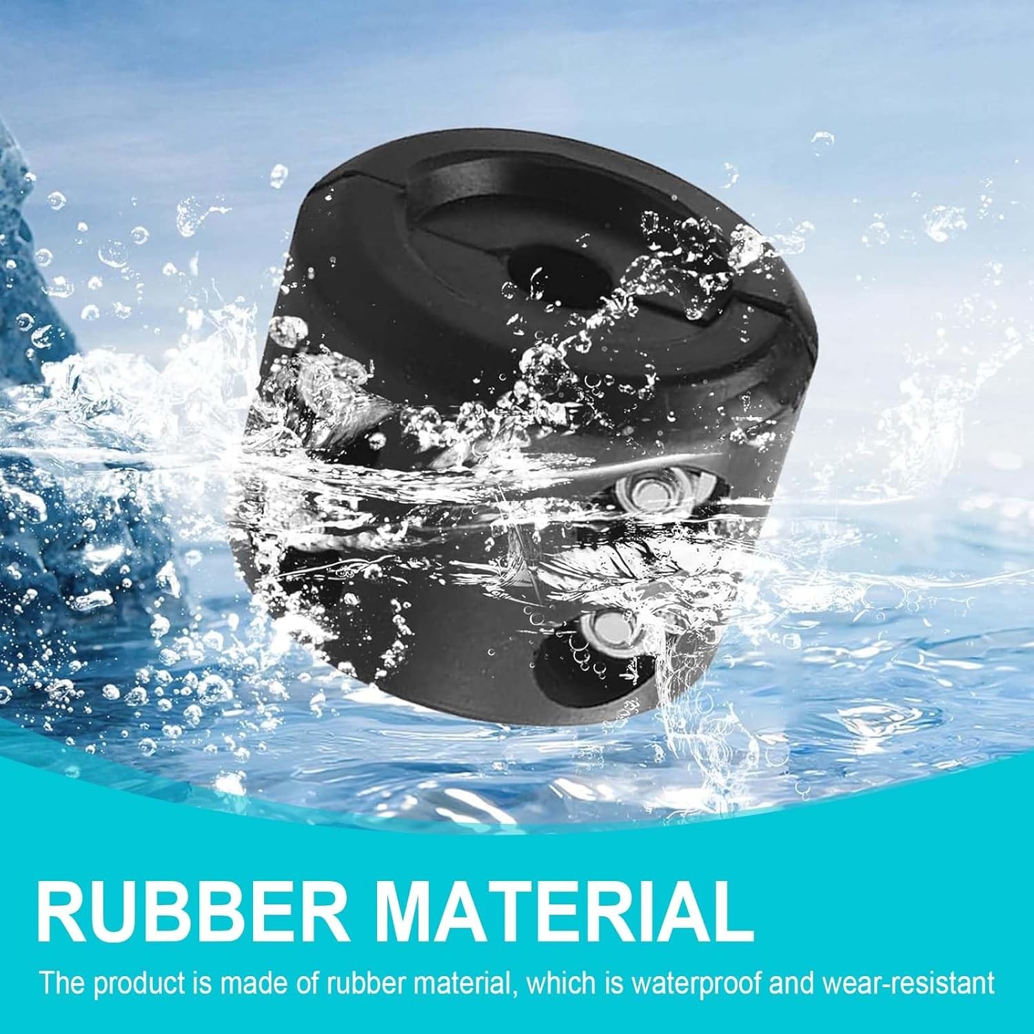 Winch Stopper Stop Rubber Heavy Duty Cable Line Waterproof Rope Hook ATV UTV