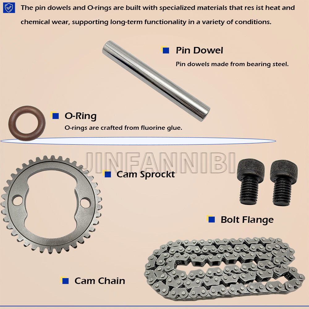 Camshaft Rocker Arm & Cam Gear Sprocket Kit for Honda FourTrax 250 TRX250X 87-92