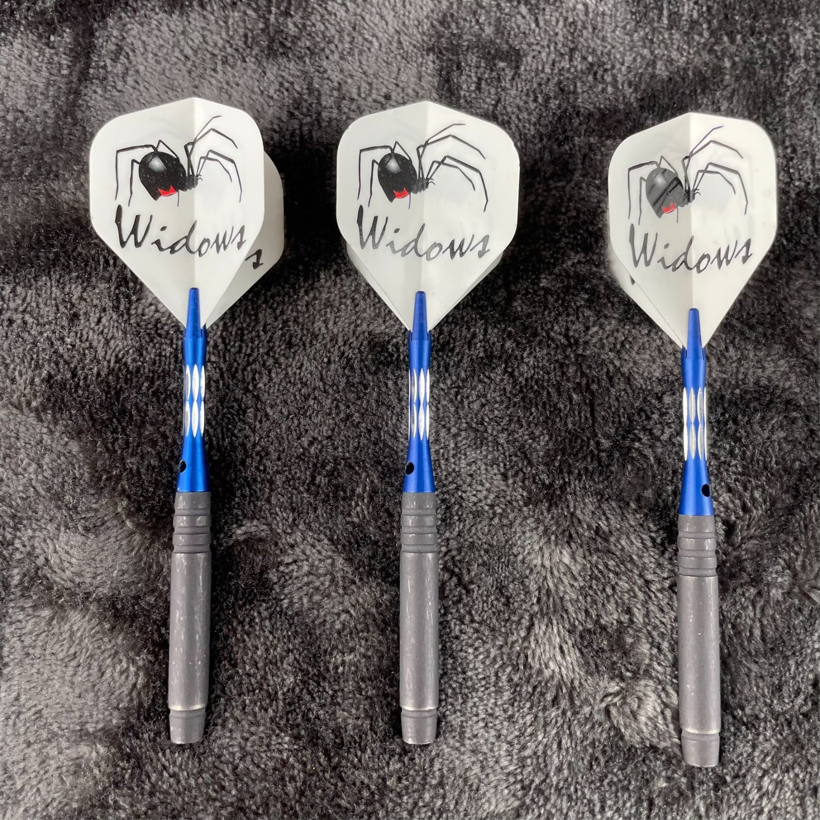 LaserDarts 20g Black Widows Smooth Ringed Barrel Soft Tip