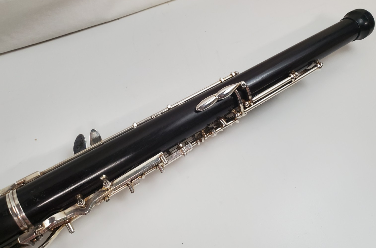 F. LOREE PARIS FULL CONSERVATORY WOOD ENGLISH HORN 3RD OCTAVE KEY LEFT HAND F