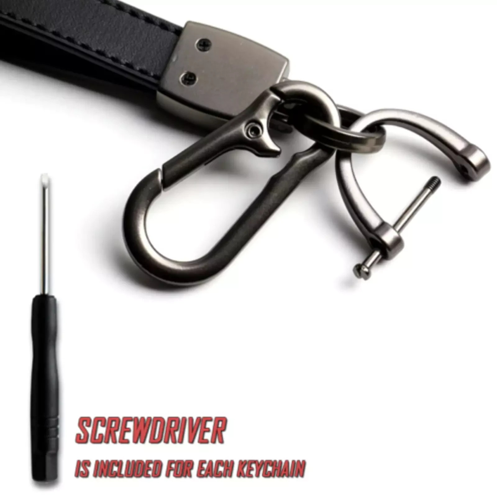 Ford Genuine Leather Keychain US Seller Free Shipping