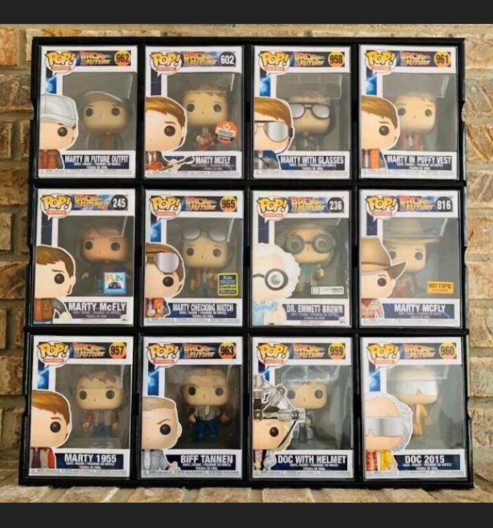 Funko Pop Display shelf Kubbie FOUR PACK...BLACK.