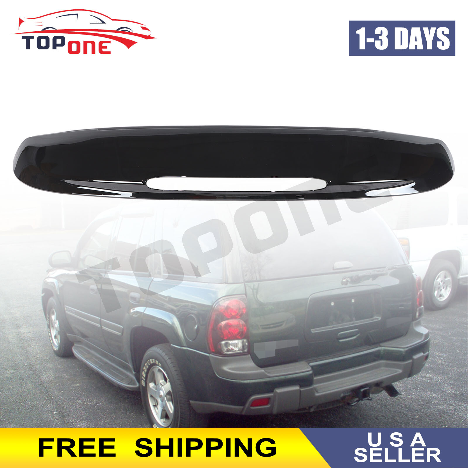 Rear Upper Tailgate Molding For 2002-2009 Chevy Trailblazer 19150496 GM1904106