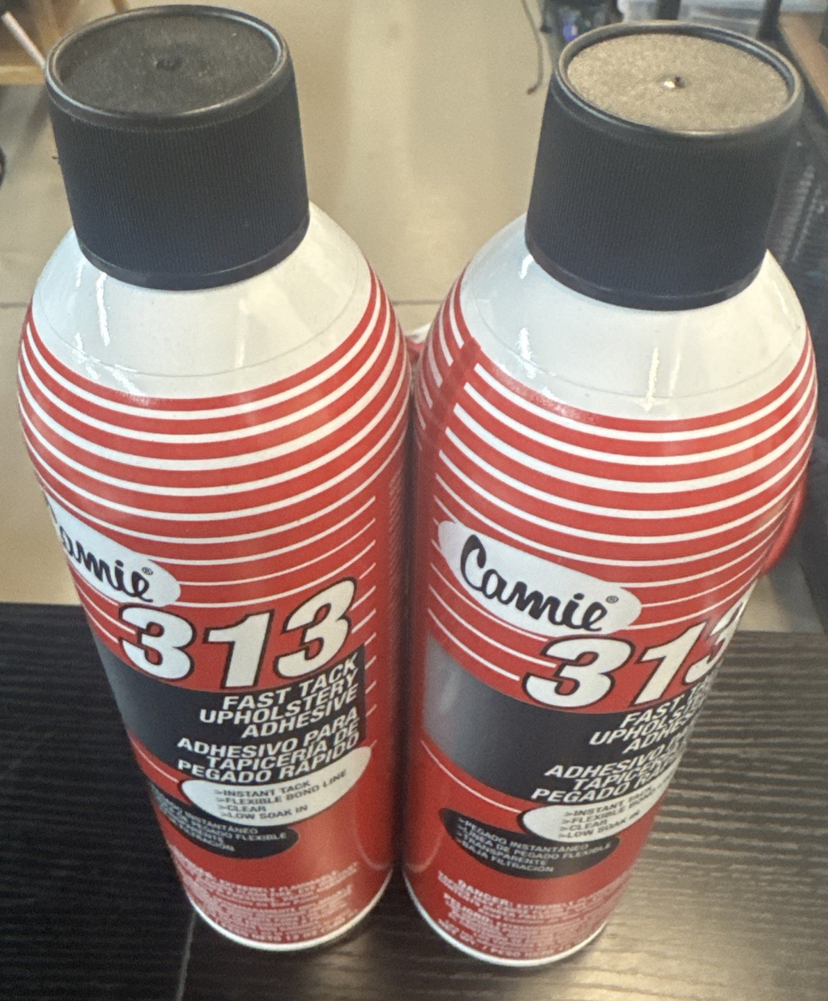 LOT OF 2 ~ Camie 313 Fast Tack Upholstery Adhesive Amazing Stuff Retails $39.95