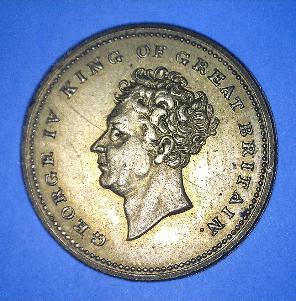 1830 GEORGE IV BORN 1762 / CROWNED 1821 / DIED 1830 IN HIS 67th YEAR - *66836067