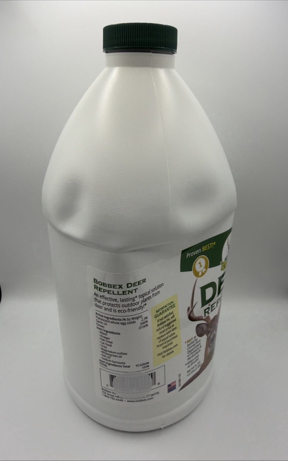 Bobbex Deer Elk Moose Deterrent Concentrate 64 Oz (Half Gallon)