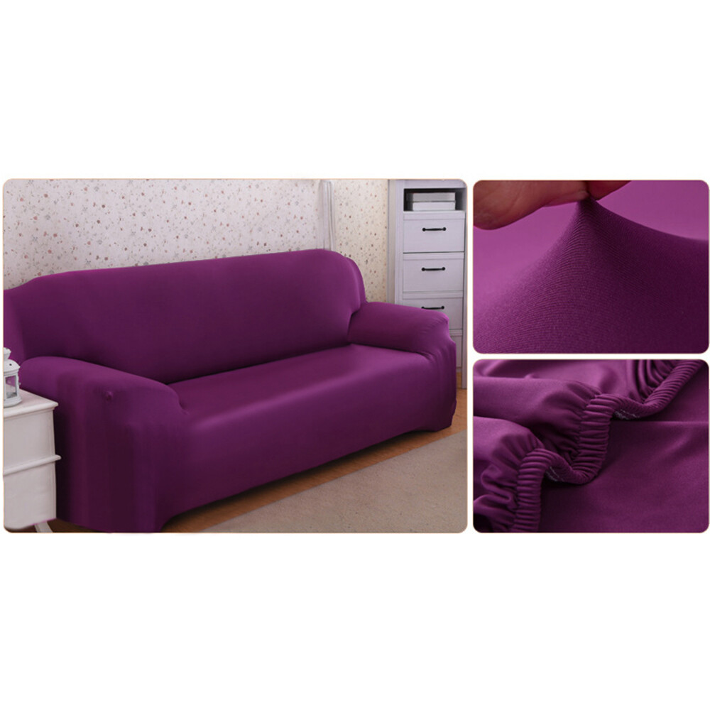 Stretch Chair Sofa Couch Cover Spandex Elastic 1/2/3/4 Seat Slipcover Protector
