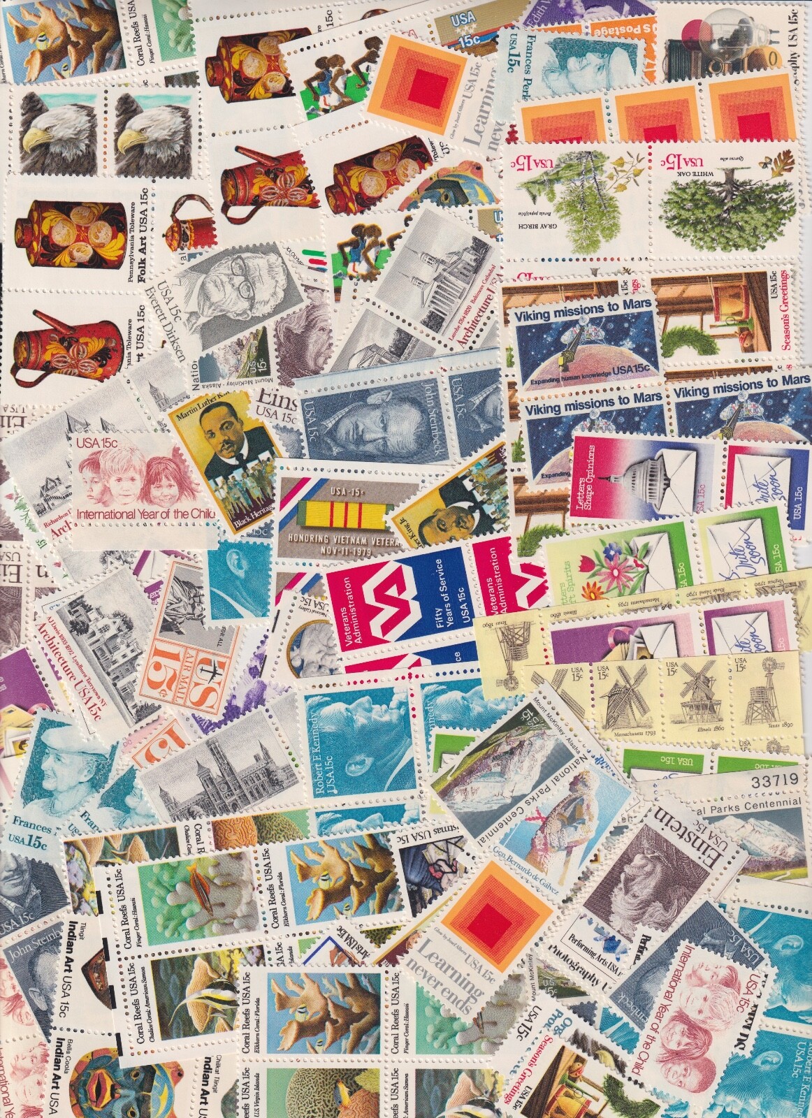 UNITED STATES DISCOUNT POSTAGE STAMPS BELOW FACE VALUE $50 VINTAGE MNH OG