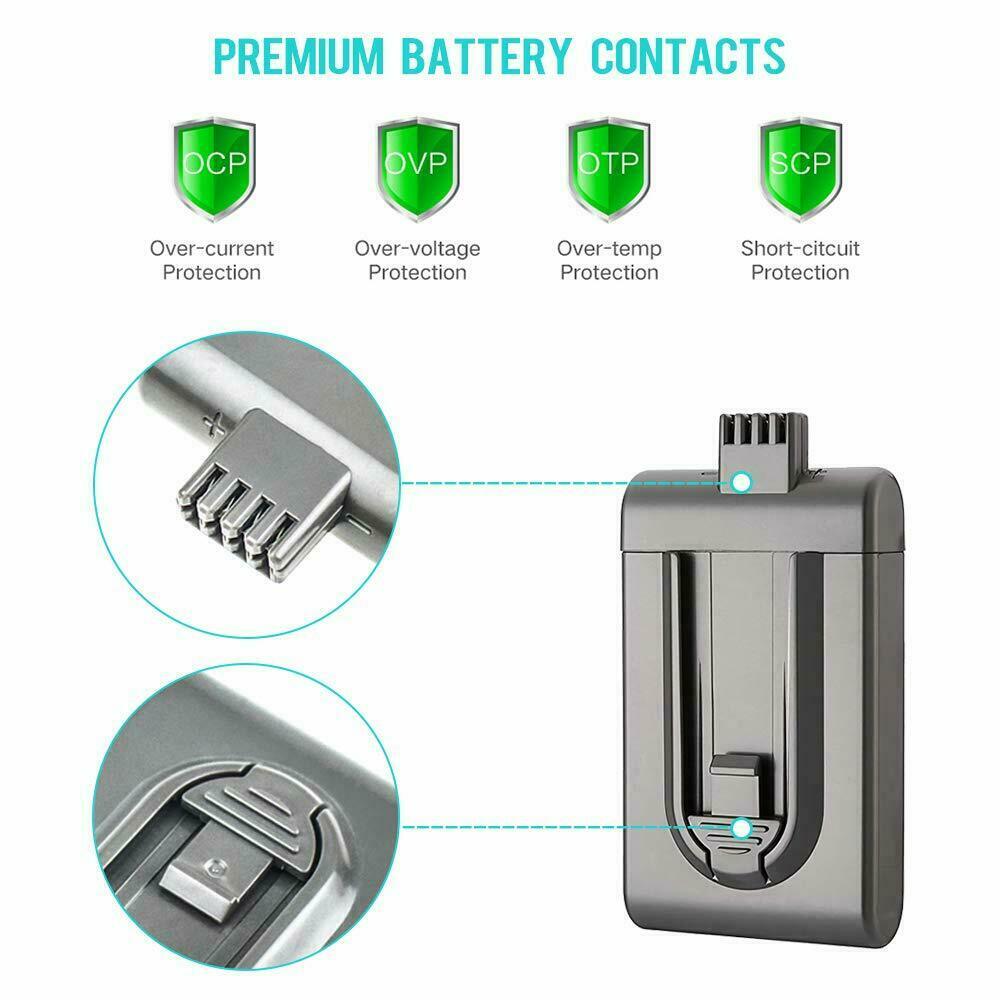 4000mAh for Dyson DC16 21.6V Battery DC12 912433-03 BP01 12097 Handheld Vacuum