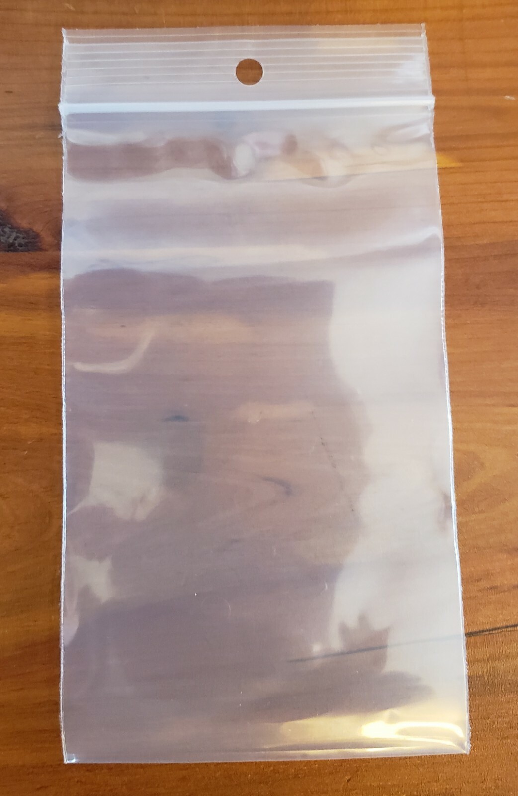 Clear 2mil Hanghole Plastic Reclosable Zip Seal Bags Hang Hole Top Lock Baggies