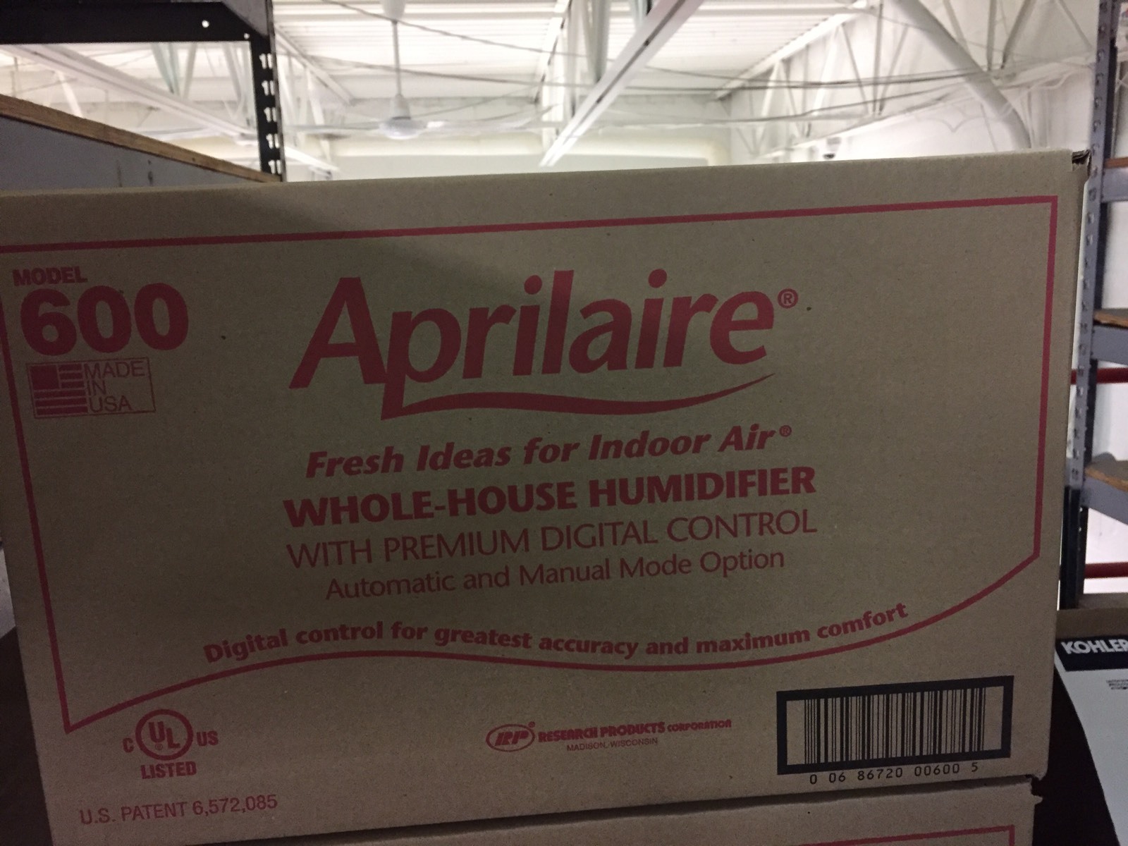 Aprilaire 600 Automatic Whole Home Bypass Humidifier - NEW 2023 - Genuine OEM