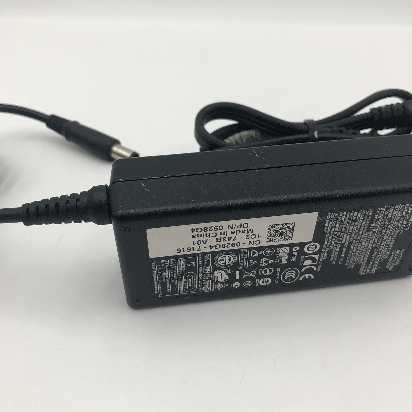 TESTED Genuine Dell 65W Latitude E5470 E5480 E5400 Laptop AC Adapter Charger !