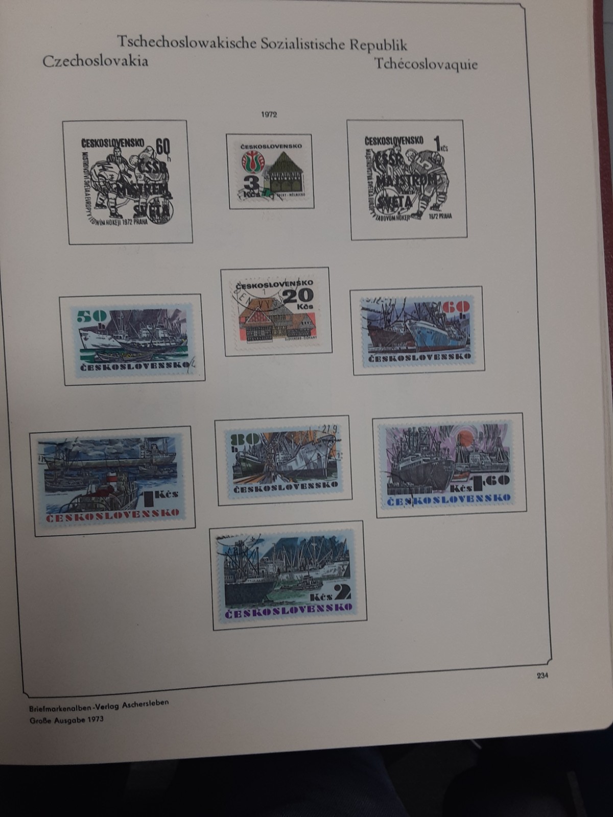 1968-1987 Czechoslovakia Soviet Socialist Republic Abria Album 1,000 + stamps