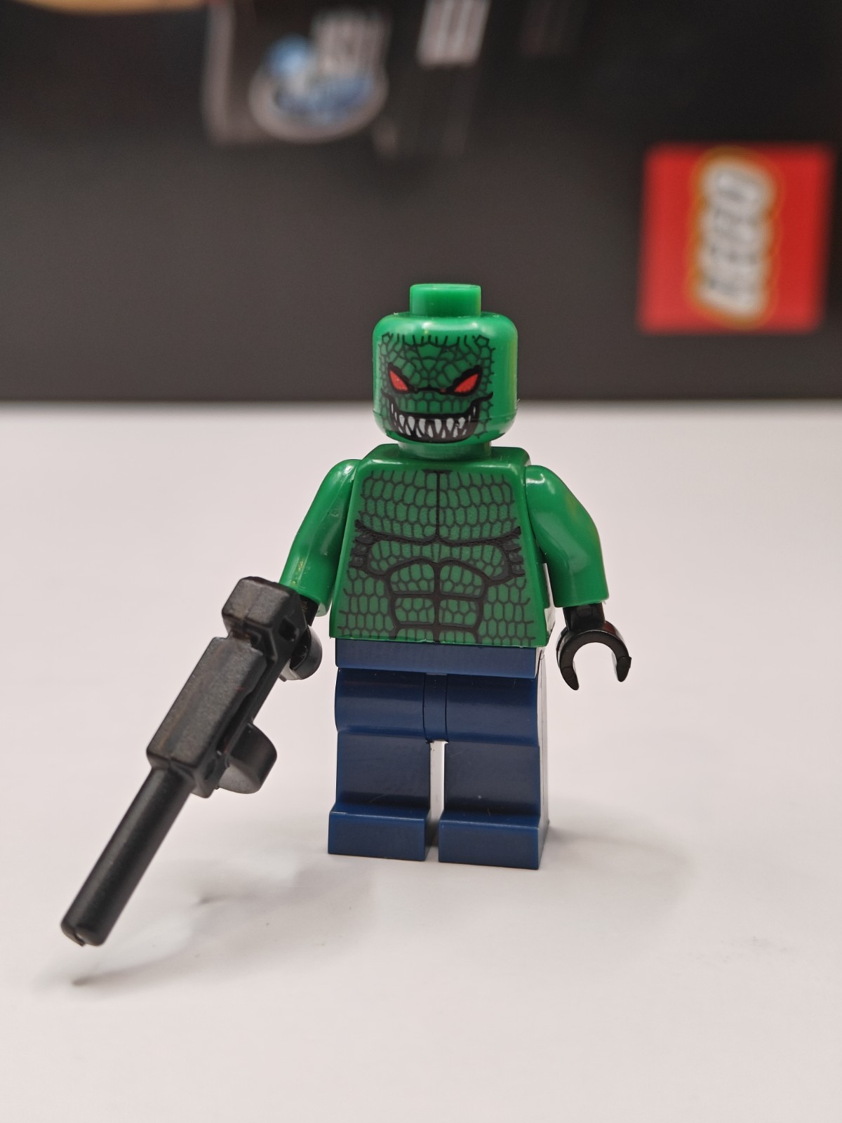 NEW DC Batman Killer Croc Custom Lego Minifigure 7780 The Batboat