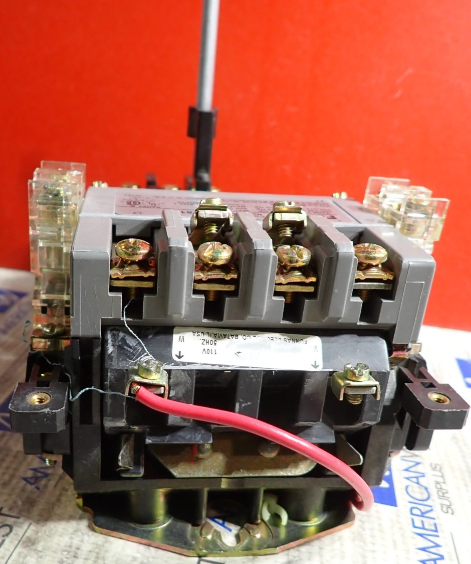 Furnas 14DP32A*81 Size 1 Starter 27 Amp 600VAC 120v Coil 48DC38AA3 TESTED S934