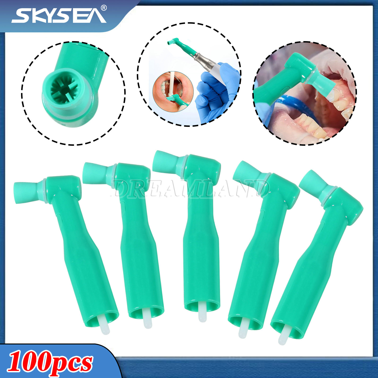 Dental Disposable Prophy Contra Angles High Quality 2000 Pcs Soft