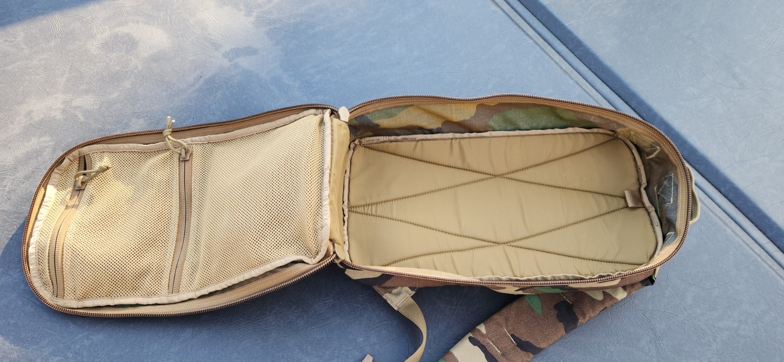 Recycled Firefighter 24 Hour Backpack Woodland Camo Made In USA