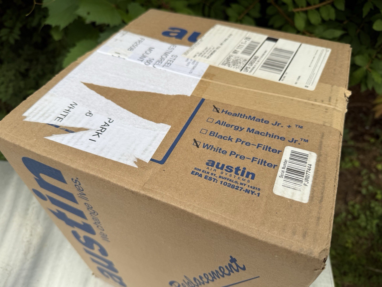 Austin Air Healthmate Junior Plus Replacement Filter - White - FR250B - New