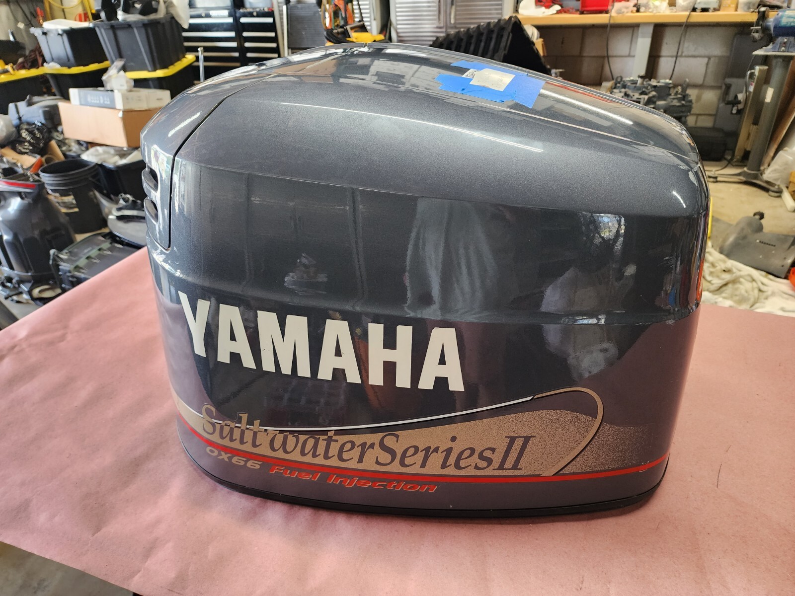 YAMAHA TOP COWLING ASSY, 67H-42610-00-4D, 2002 200HP OX66 2.6L, 83EP-46