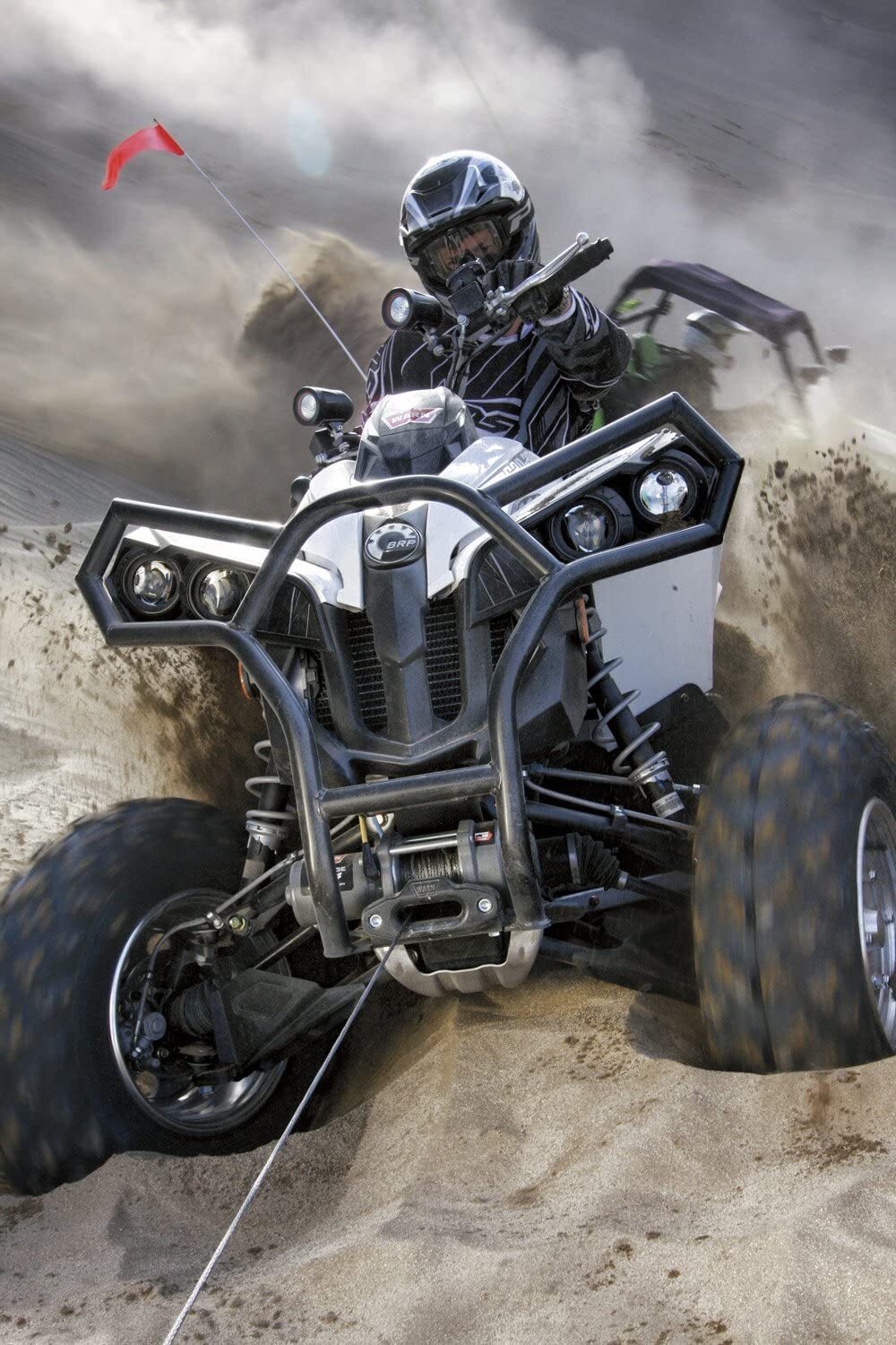 Warn Vantage 2000 Series 12 Volt DC Powered Electric ATV Winch 2000-Lb