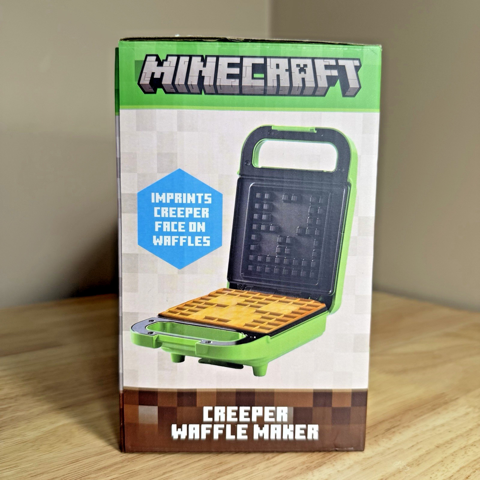 Official Minecraft Creeper Waffle Maker - NIB