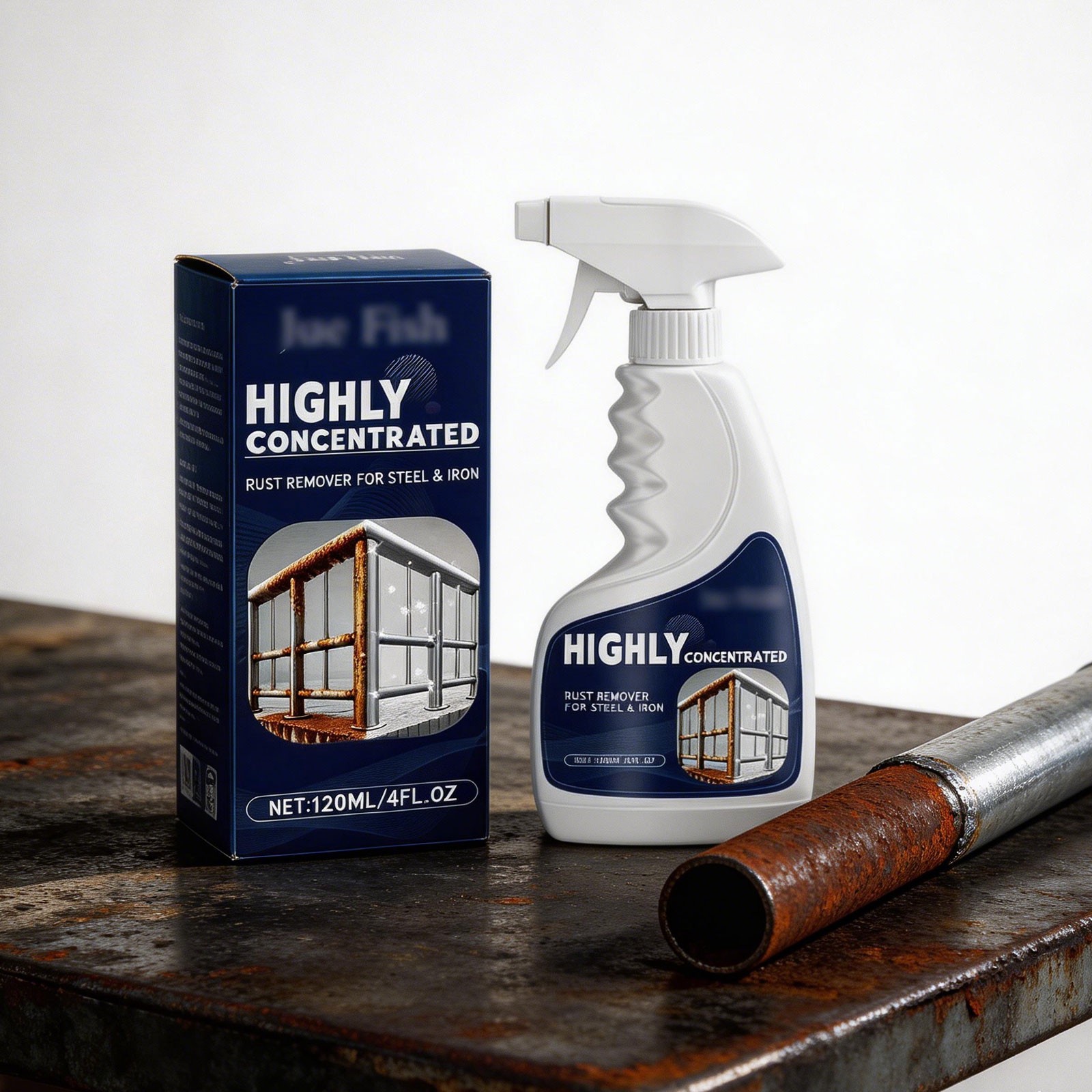 Industrial ﻿Highly Concentrated Rust Remover 120ml For Steel & Iron HOT 2026