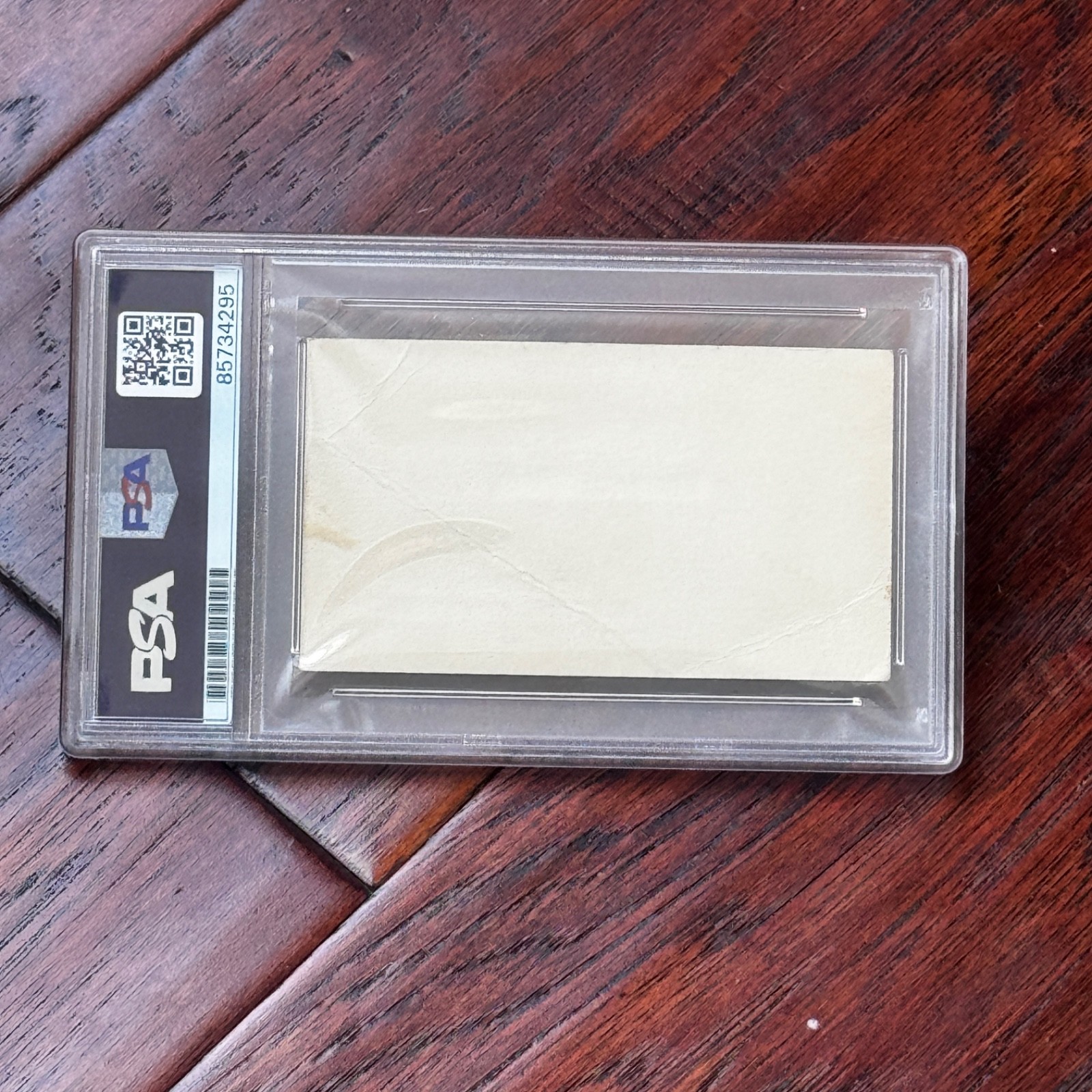 RICHARD NIXON * PSA * Autograph Personal NIXON BUSINESS CARD Signed