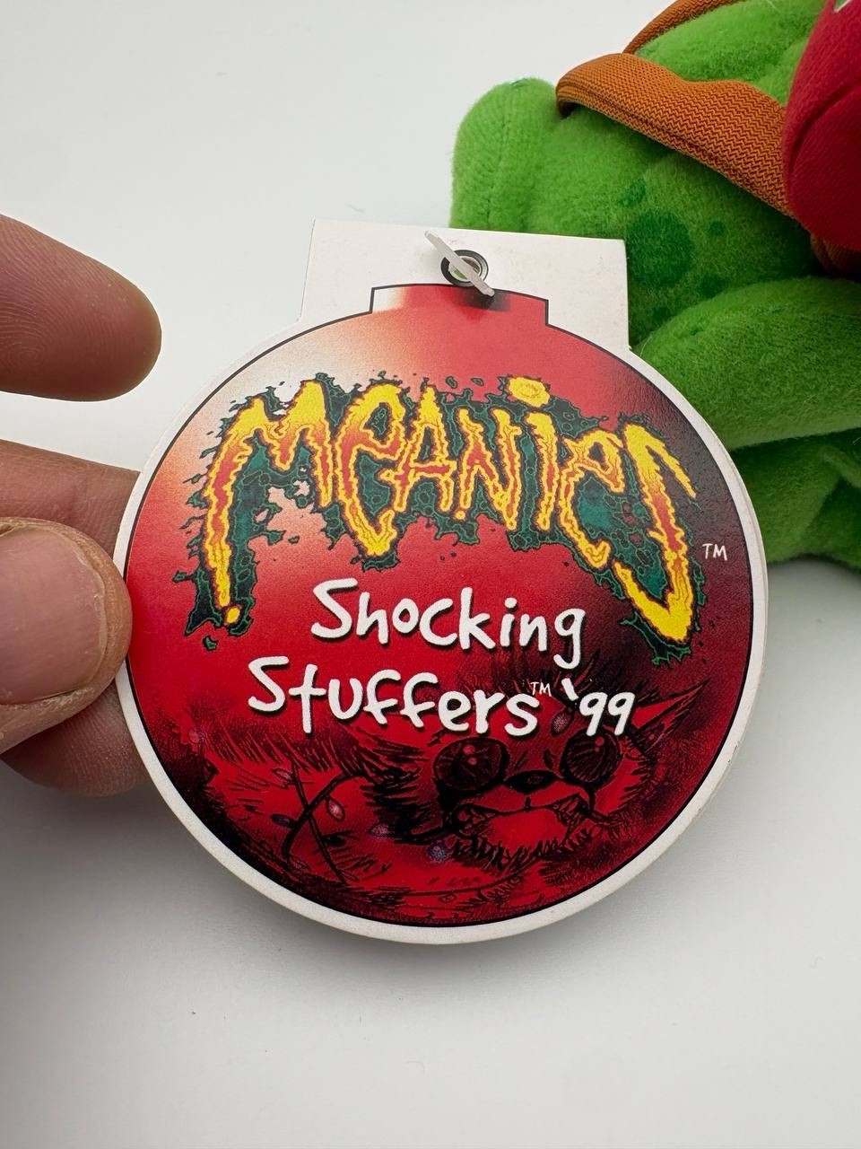 Meanies Shocking Stuffers Plush Missle Toad 1999 Plush VINTAGE RARE NEW