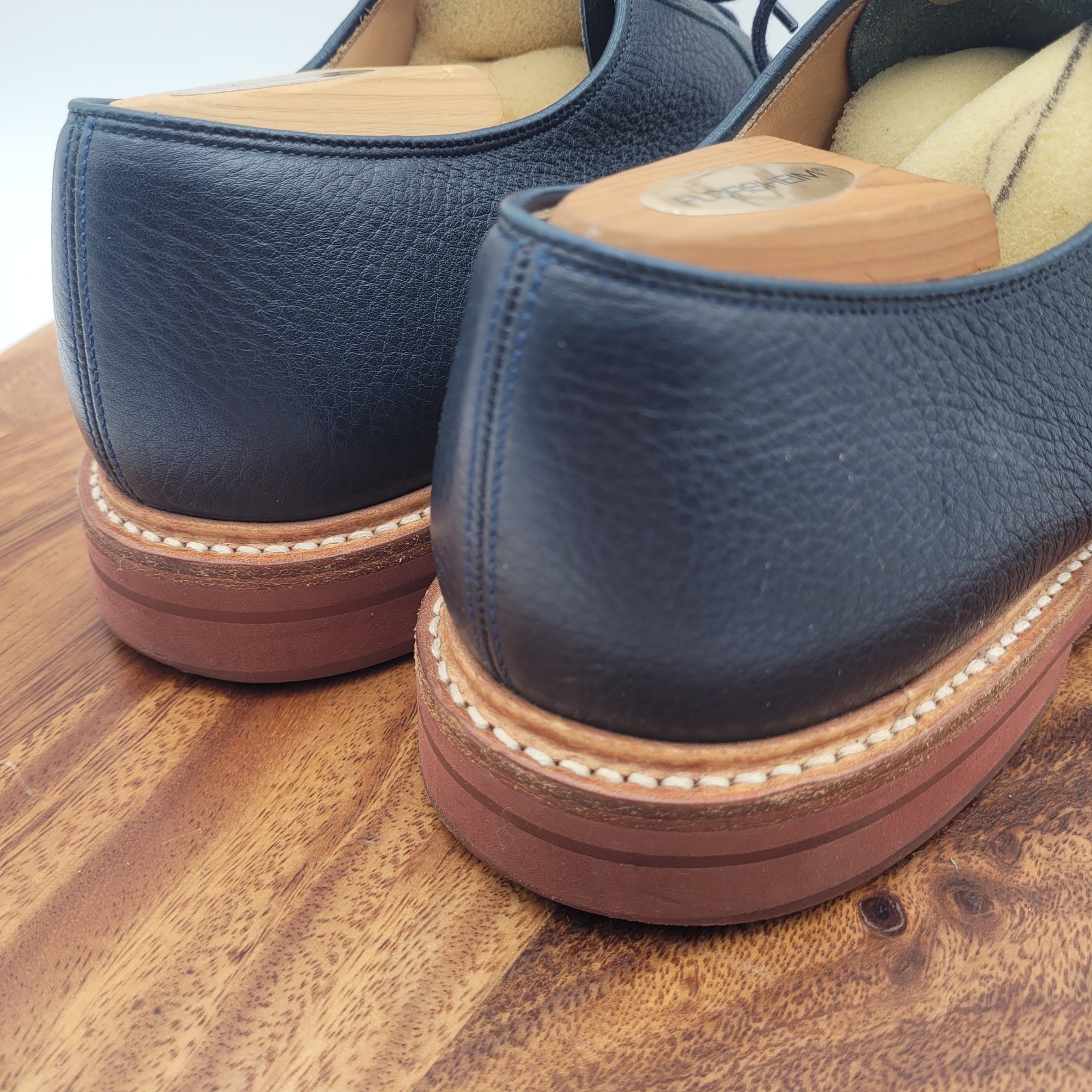 Church's Fulbeck Full Grain Pebbled Leather Derby Mens Shoes Sz 10 Nazy