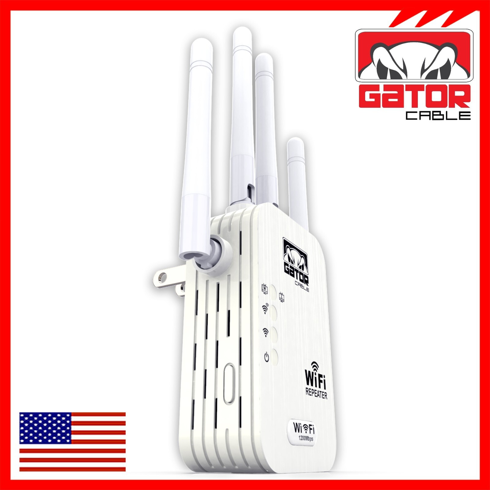 WiFi Range Extender Repeater Wireless Amplifier Router Signal Booster 1200Mbps