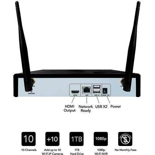 Night Owl 10 Channel WNVR-WNIP2-1 / 1TB CONFIRM CAMERA MODEL