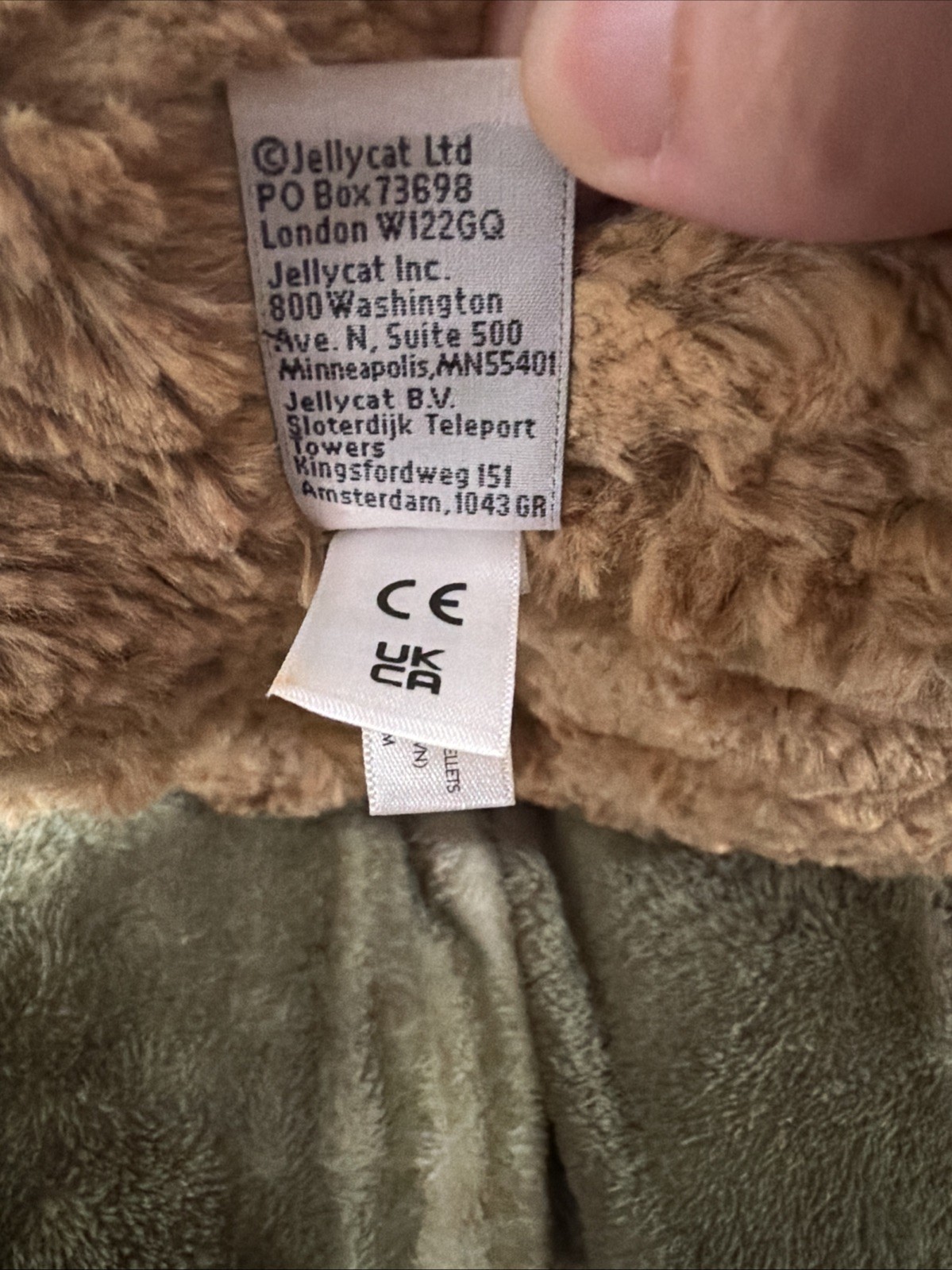 JELLYCAT ~ medium birch bunny AND huge bartholomew bear