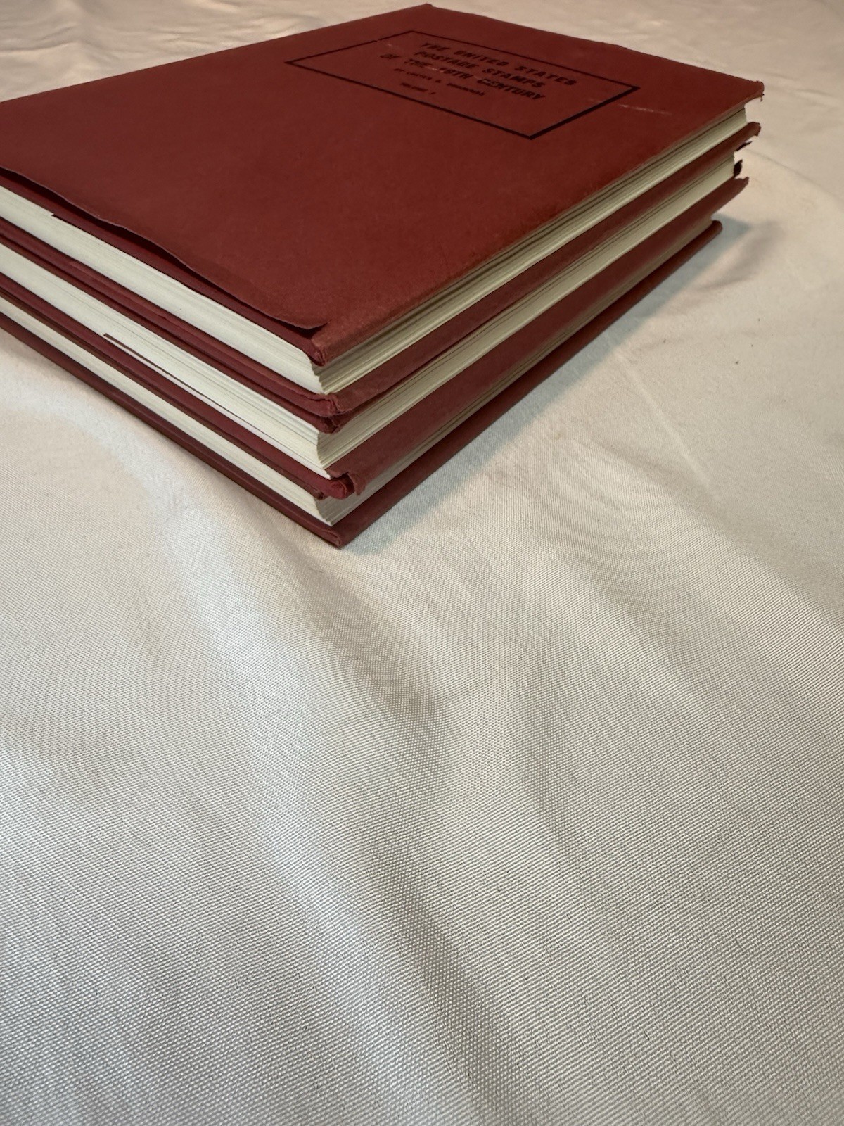 The United States Postage Stamps of the 19th Century – Brookman SIGNED 3 Vol Set