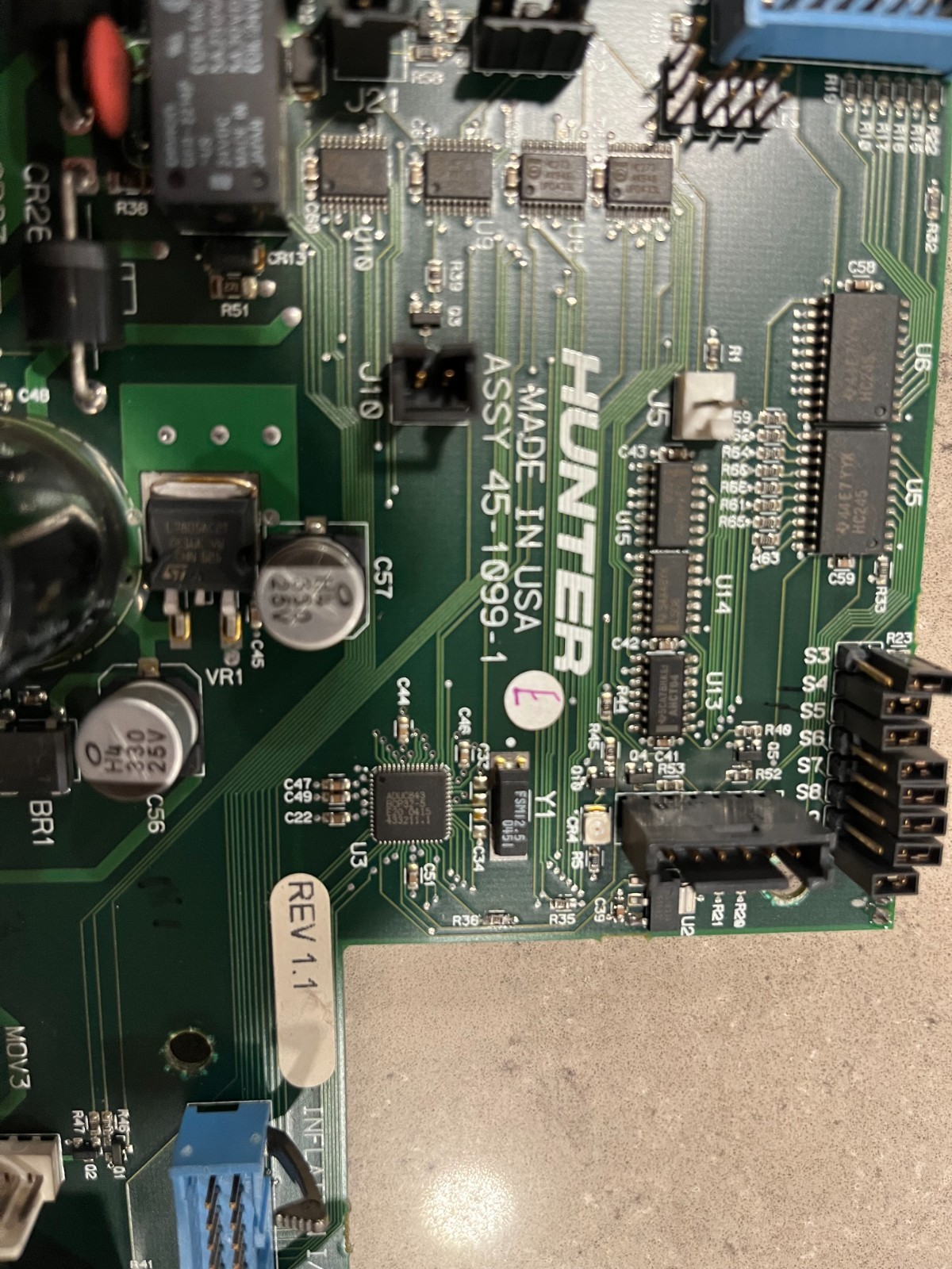 Hunter Engineering RX Alignment Lift Control Board 45-1099-1