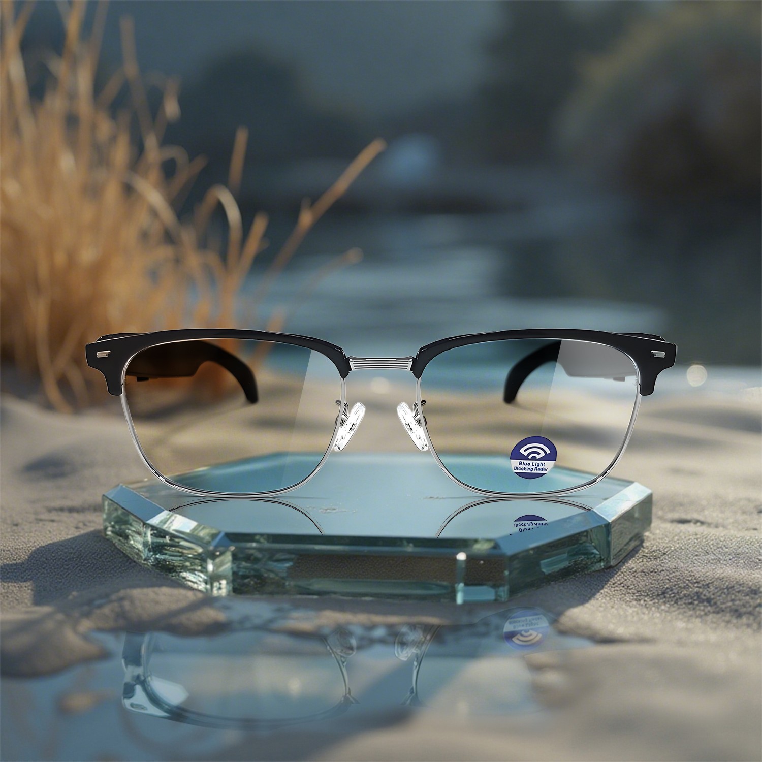 Smart Glasses AI Bluetooth Call Glasses Audio Translation for Men and Women Work