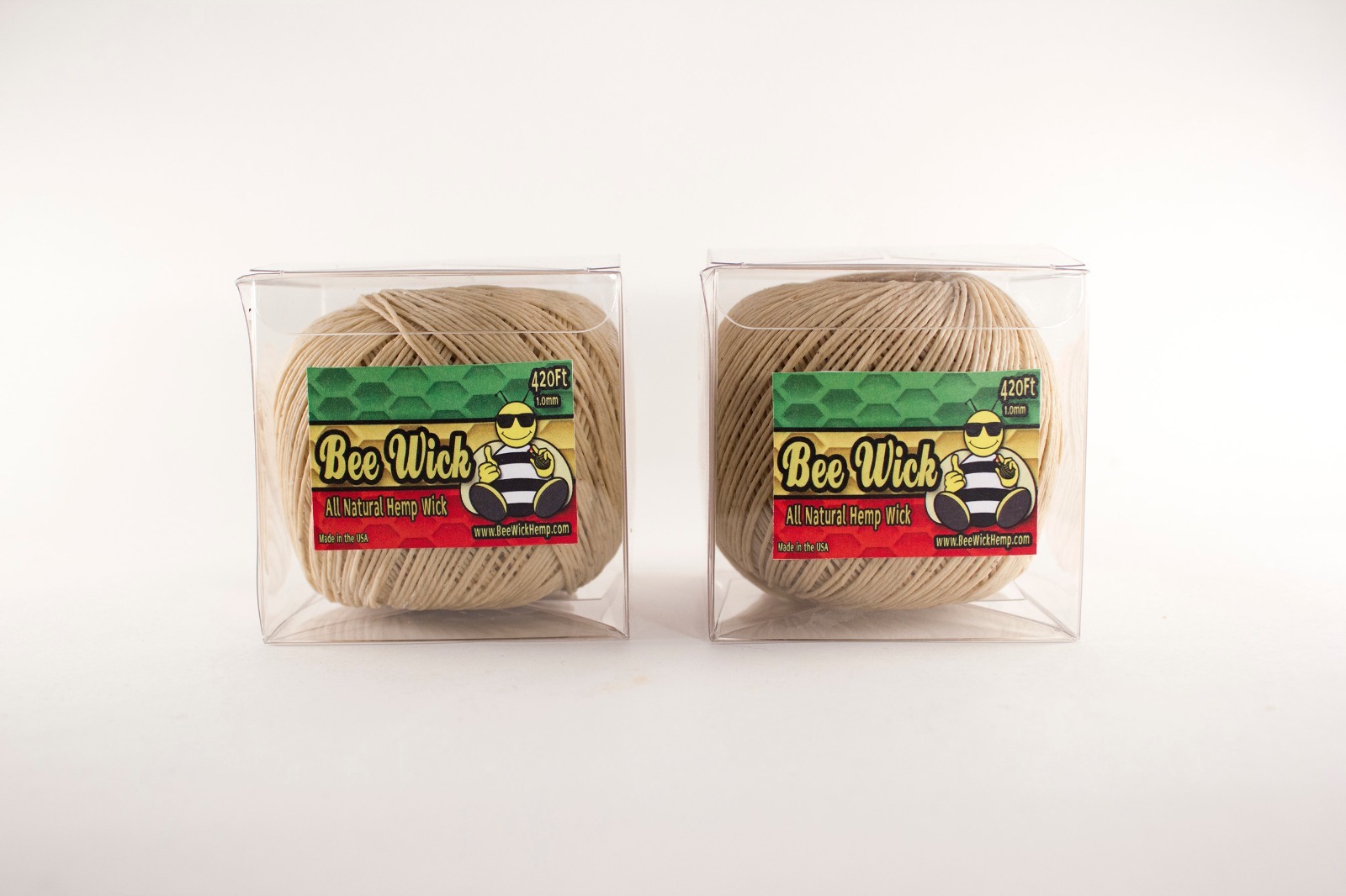 840 FT of Bee Wick Hemp Wick Made with Organic Hemp and American Beeswax