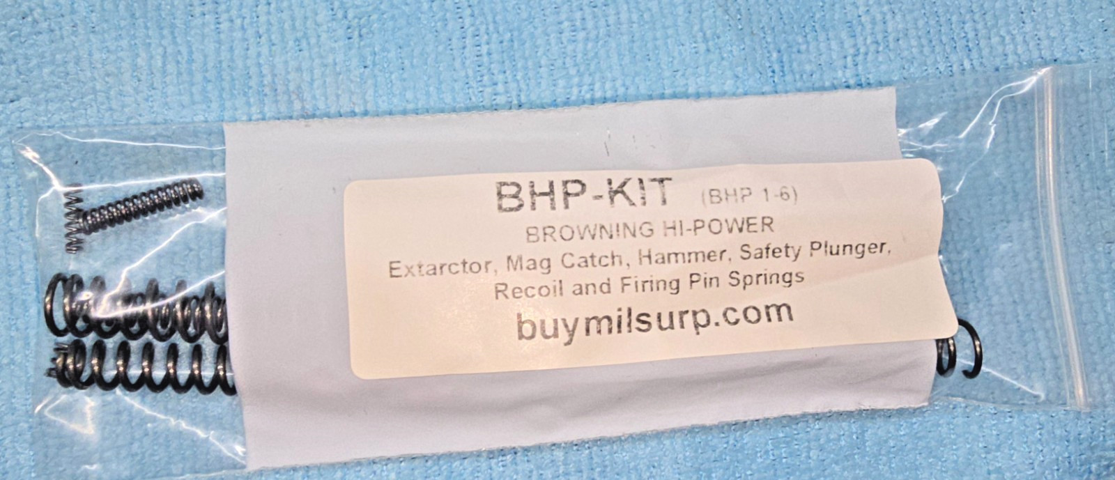 British Army 58 Pattern Canvas HI POWER Holster Browning 1985 (BRITHOL+SPG KIT)