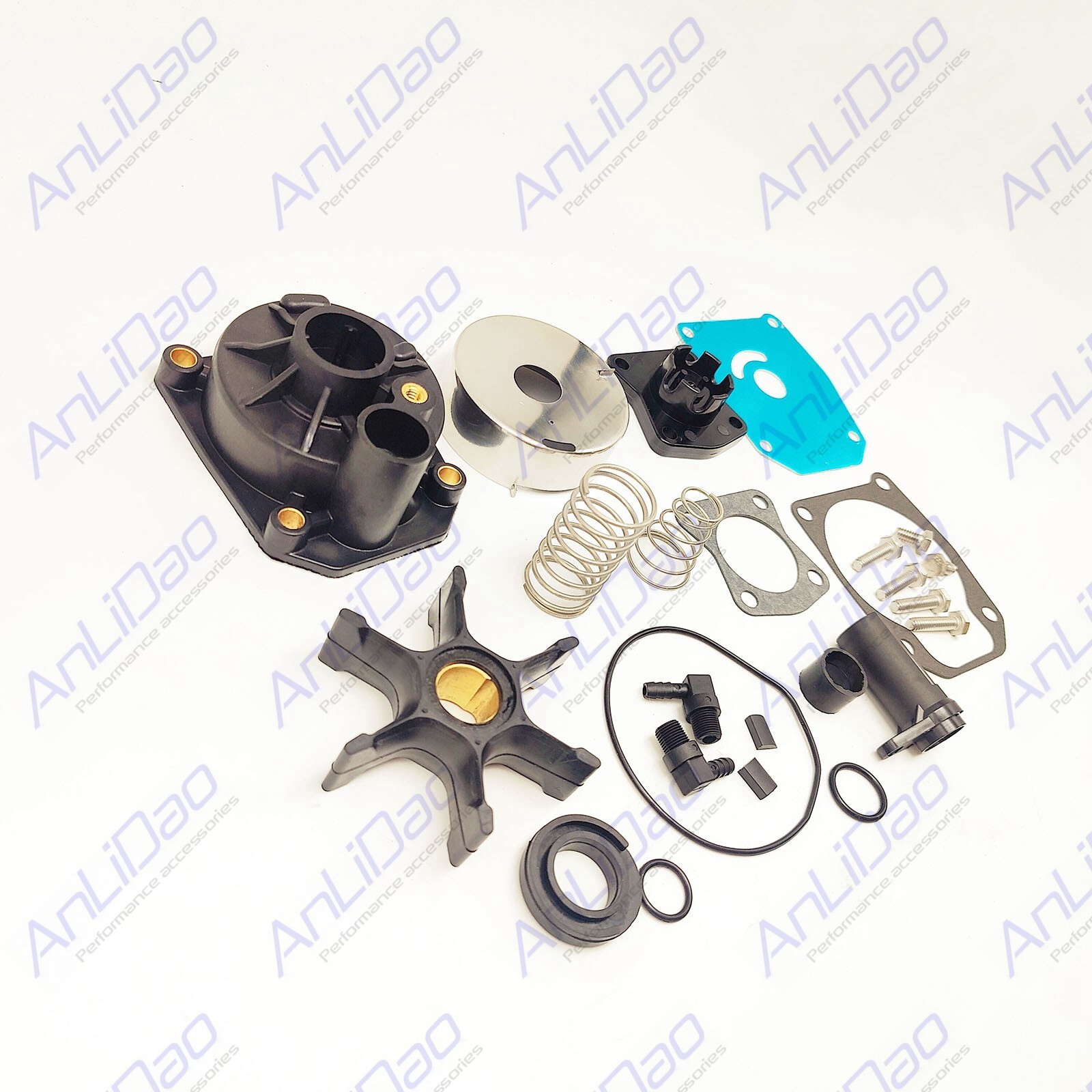 For Johnson Evinrude 60HP 65HP 70HP 75HP Water Pump Impeller Kit 432955 438597