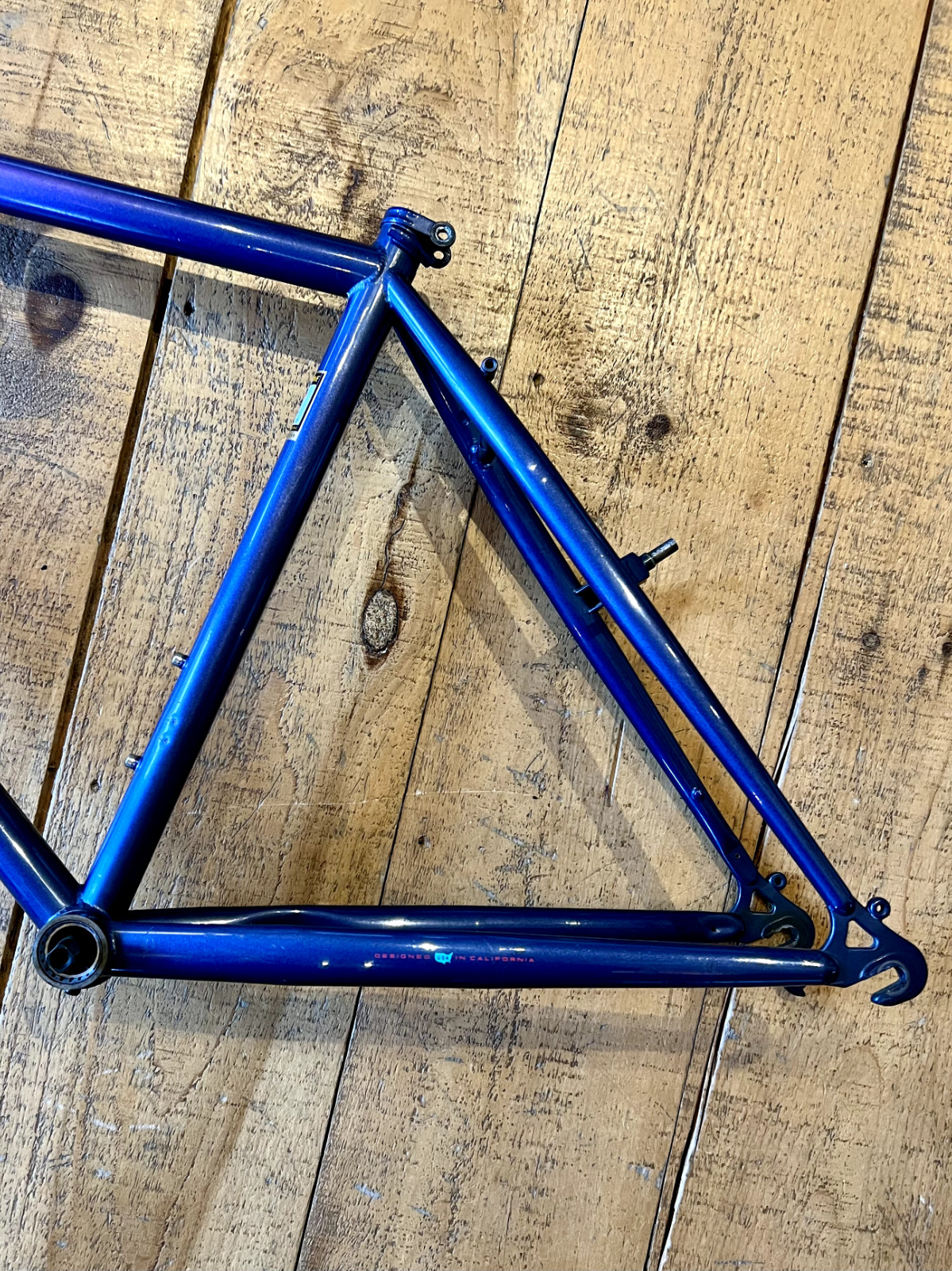 Vintage 90s Specialized Rock Hopper 18" Steel Mountain Bike Frame Purple Fade