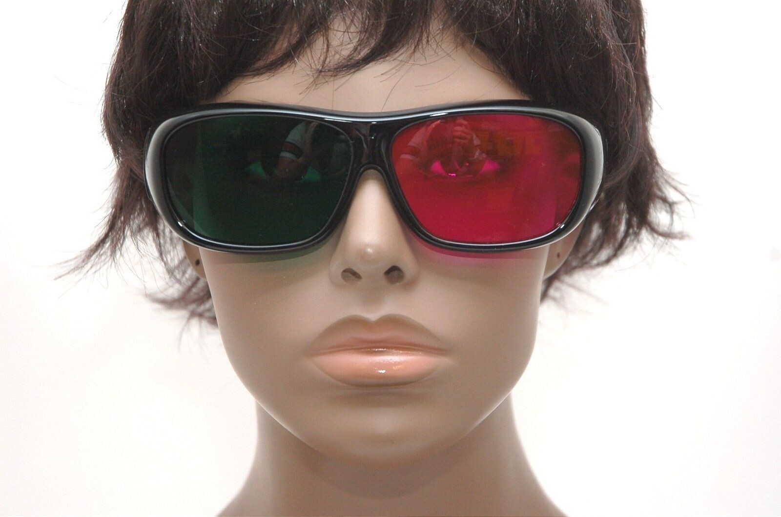 NEW 2 x TriOviz InfiColor 3D Glasses TV Xbox 360 PS3 Thor Enslaved Green Lantern