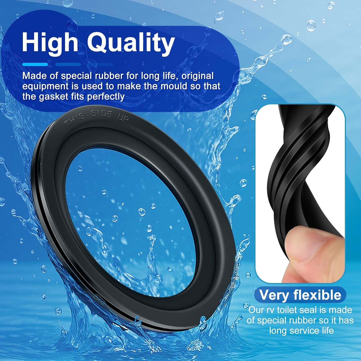 2 Pack RV Toilet Seal Replacement for Dometic 300，310，320 Series,Toilets...