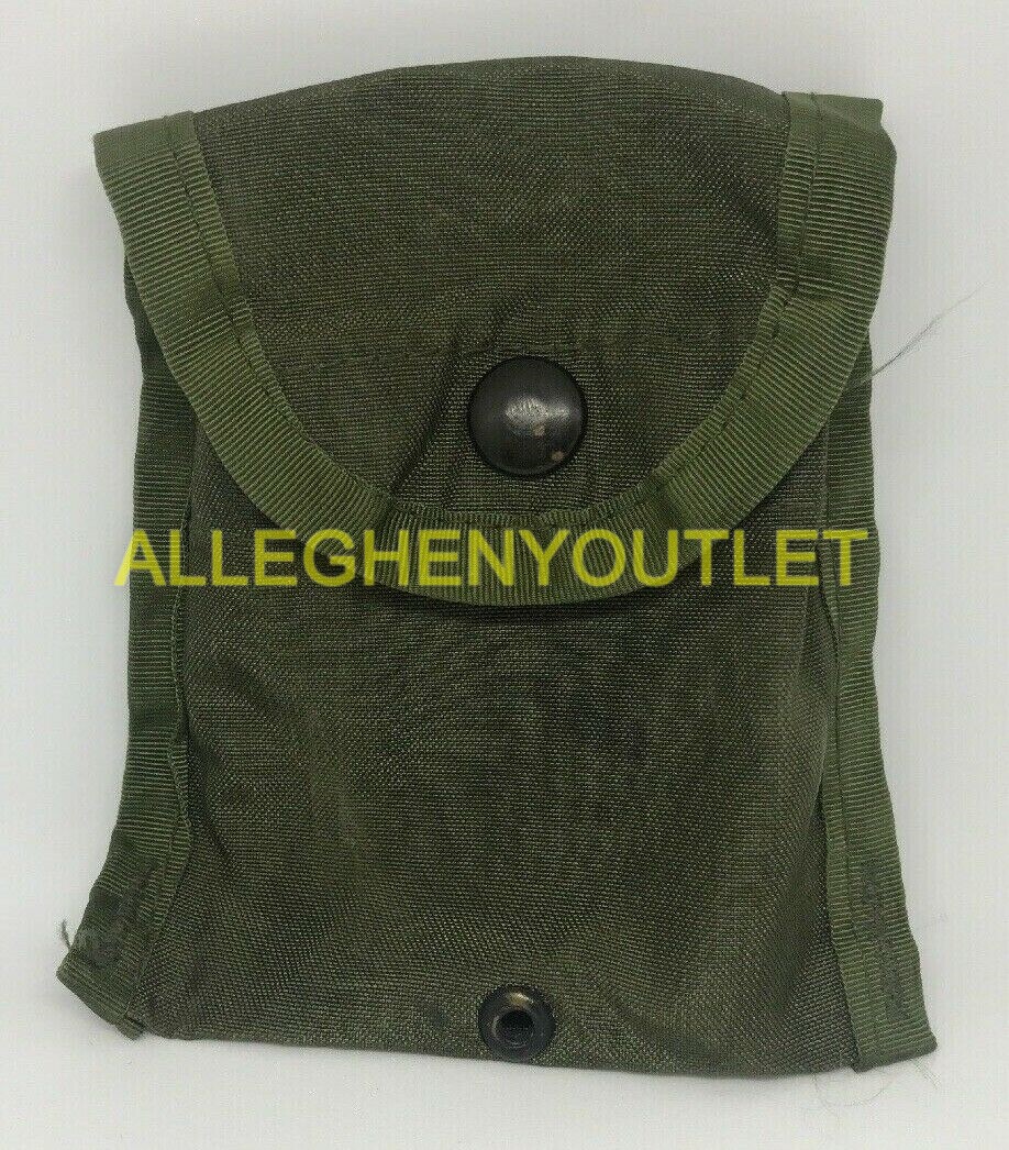 QTY 5 Army USMC FIRST AID / COMPASS POUCH CARRIER CASE w/ Alice Clip Military VG